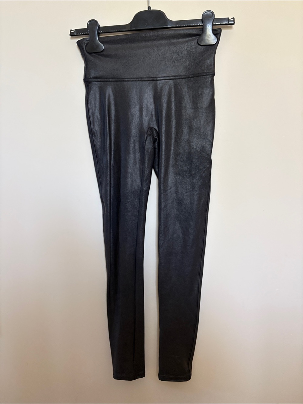 SPANX Faux Leather Leggings Black Size S